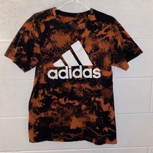 Custom made adidas acid wash tee